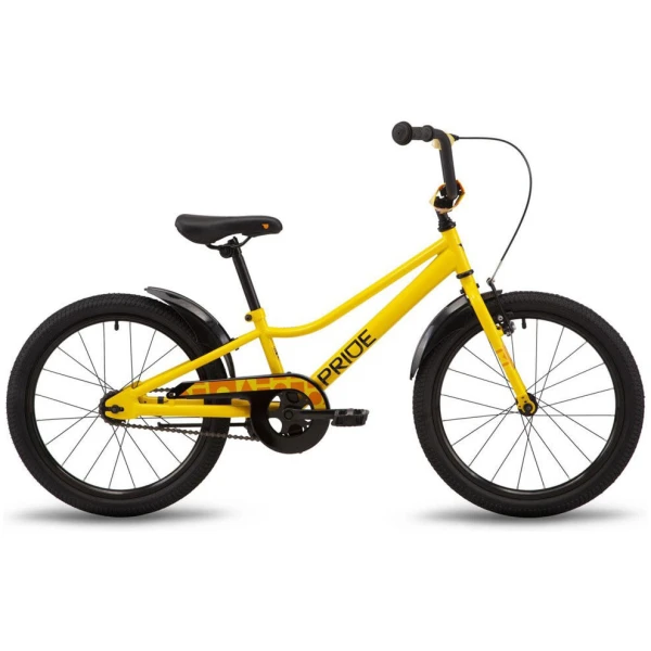 Велосипед 18" Pride FLASH 18 2023 помаранчевий