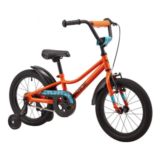 Велосипед 16" Pride FLASH 16 2023 помаранчевий
