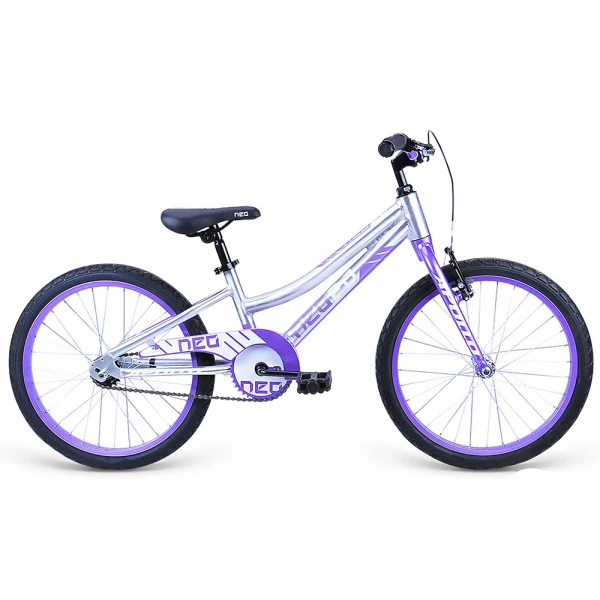 Велосипед 20" Apollo NEO girls Brushed Alloy  