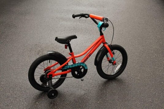 Велосипед 16" Pride FLASH 16 2023 помаранчевий