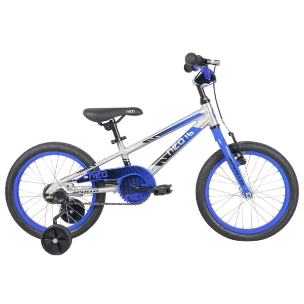 Велосипед 16 Apollo NEO boys Brushed Alloy 