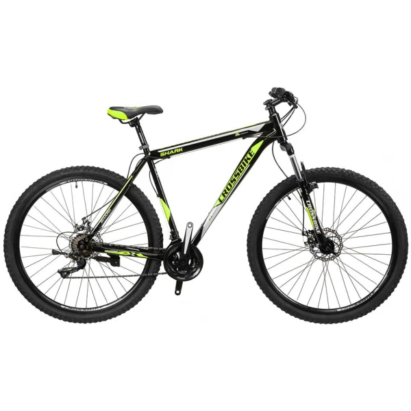 Велосипед 29 Cross Shark 2021 / рама 17" черно-зеленый (29CJPr21-003491)