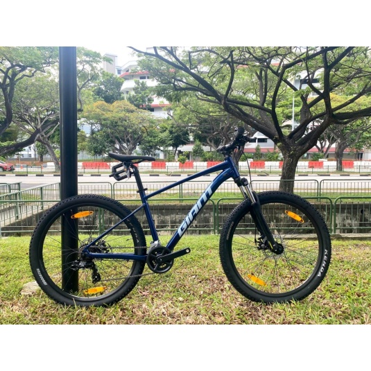 Велосипед Giant 27.5 Talon 5 2022 / рама 20" синий (2221150117)