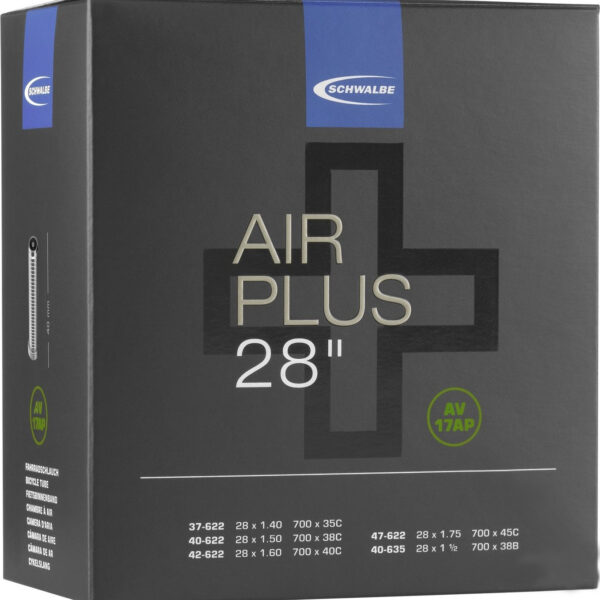 Камера 28" x1.90" (37/47-622/635) Schwalbe AV17AP AIR PLUS IB AGV 40mm