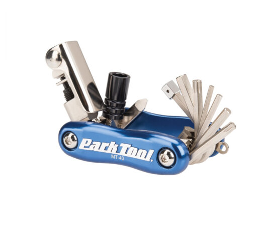 Мультитул Park Tool MT-40, 2,5/3/4/5/6/8mm, T25/T30, отвёртка, выжимка цепи, адаптер накачки CO2