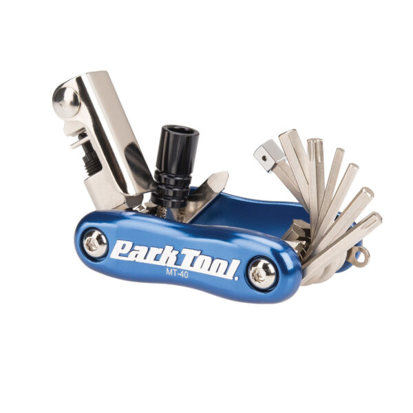 Мультитул Park Tool MT-40, 2,5/3/4/5/6/8mm, T25/T30, отвёртка, выжимка цепи, адаптер накачки CO2