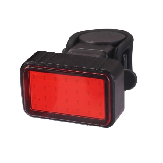 Блимавка задняя Green Cycle GLT-203, з алюмінієвою рамкою, COB LED, 30 Люмен; 6 режимів