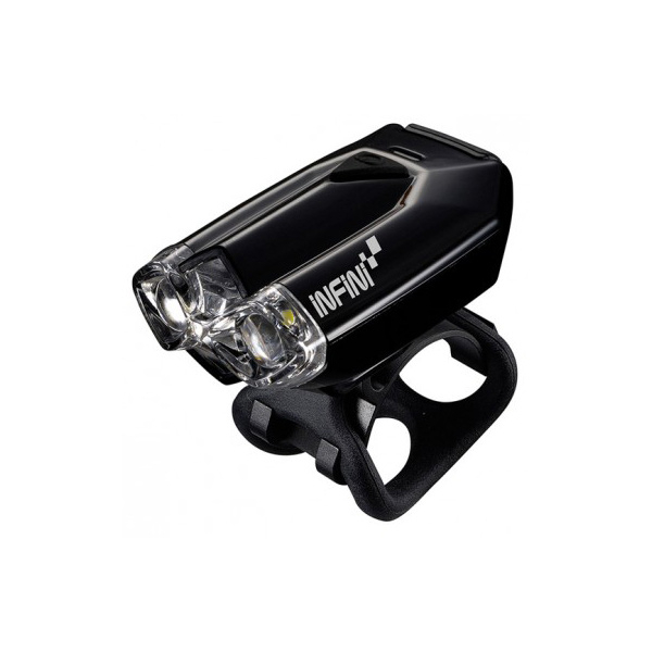 Мигалка передняя Infini LAVA I-260W-Black, 2 светодиода, 4 режима, USB кабель, с крепл.