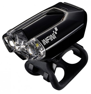 Мигалка передняя Infini LAVA I-260W-Black, 2 светодиода, 4 режима, USB кабель, с крепл.