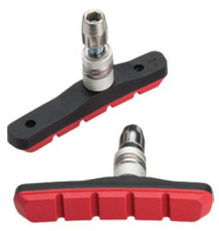 Колодки гальмівні MTB v-br. JAGWIRE Mountain Sport (Basics Comp Mountain XC) JS908T-R - Red
