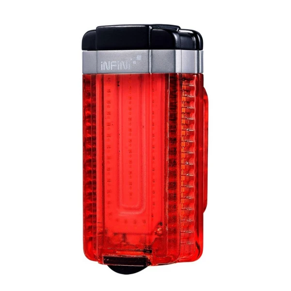 Мигалка задняя Infini TRON I-280R-Black, 360', 50 диодов, 7 режимов, USB кабель, с крепл.