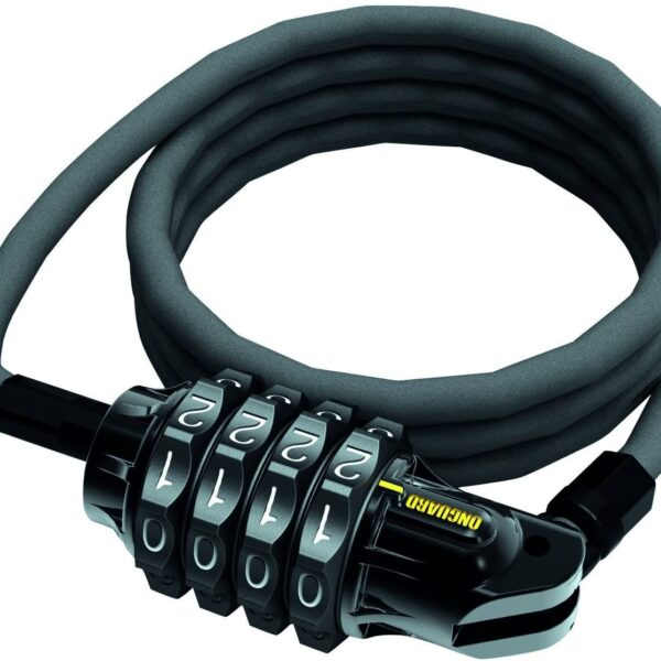 Замок Onguard TERRIER Combo 4 кодовый на 4 цифры, трос 120см х 6мм