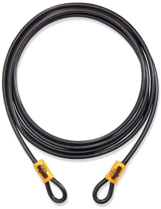 Трос Onguard AKITA Wire 460см х 10мм на петлях с виниловым покрытием, стальной