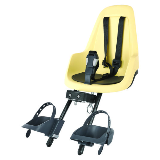 Дитяче велосипедне крісло на кермо Bobike GO mini Lemon Sorbet