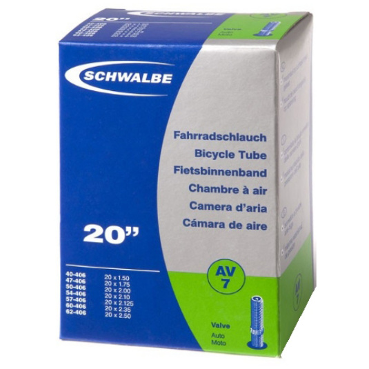 Камера 20" (40/62x406) Schwalbe AV7 40мм EK AGV