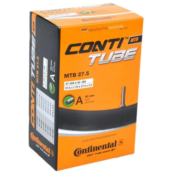 Камера Continental MTB 27.5" B+ A40, 57-584 -> 70-584,  A4, 420 г
