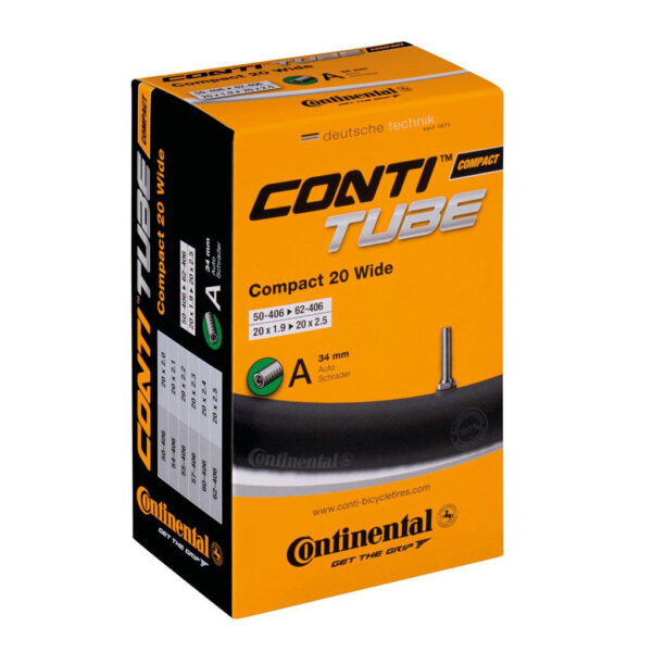 Камера Continental Compact 20"x1.9-2.5 wide, 50-406 -> 62-451, AV34mm