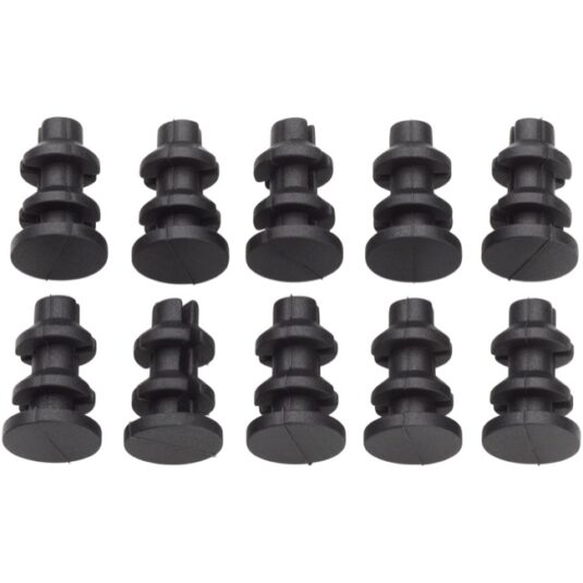 Заглушка та направляючі в раму JAGWIRE CHA165, Close Type (5,7 to 6mm Frame), чорні (10шт)