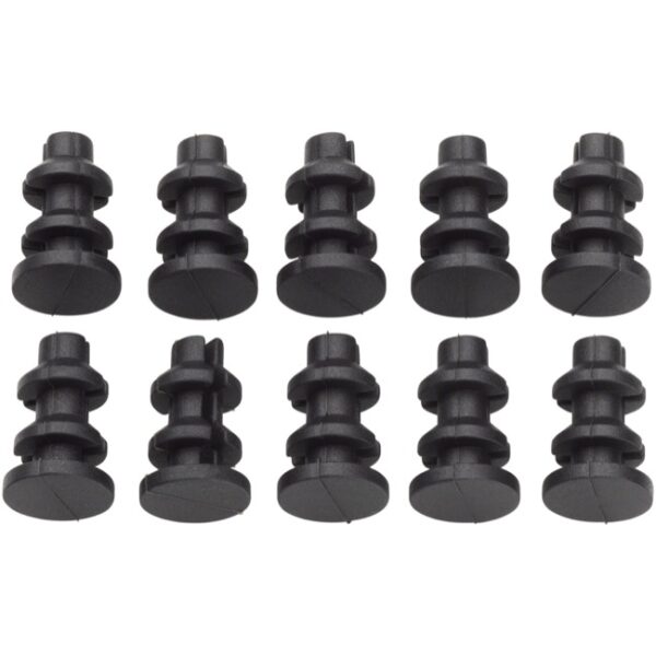 Заглушка та направляючі в раму JAGWIRE CHA165, Close Type (5,7 to 6mm Frame), чорні (10шт)