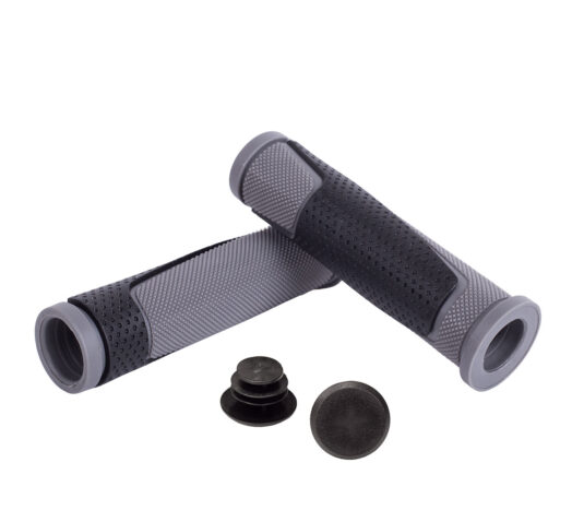 Гріпси Green Cycle GGR-004 130mm чорно-сірі з барендами