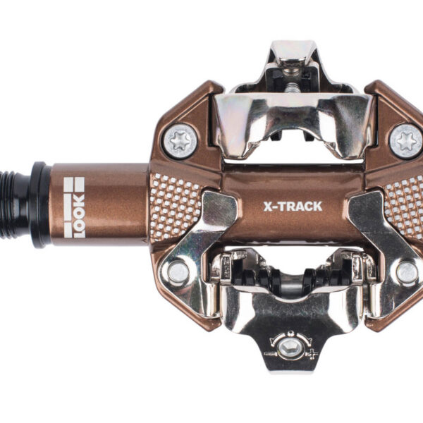 Педаль Look X-TRACK GRAVEL EDITION алюминий, ось chromoly 9/16", бронзовая