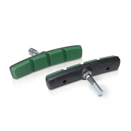 Колодки гальмові V-Brake XLC BS-V11, 4шт, 72 мм, зелені