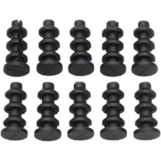 Заглушка та направляючі в раму JAGWIRE CHA166, Close Type (6 to 6,3mm Frame), чорні (10шт)