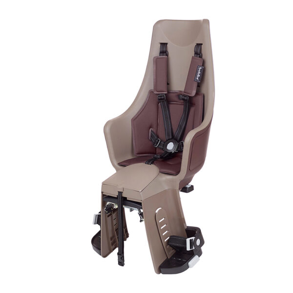 Детское велокресло на багажник Bobike Exclusive maxi Plus Carrier / Toffee Brown