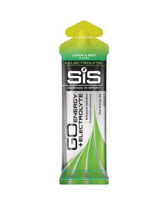 Гель ізотонічний вуглеводний з електролітами SIS GO ENERGY + ELECTROLYTE GEL, Лимон і М&apos;ята, 60мл