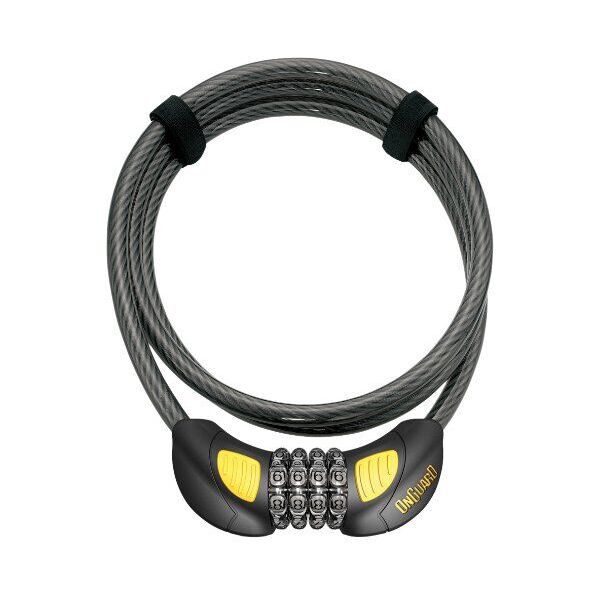 Замок ONGUARD TERRIER Combo GLO кодовий на 4 цифри з LED-підсвіткою, трос 180см х 10мм