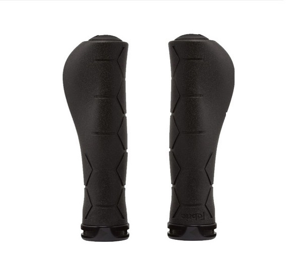 Гріпси Fabric ERGO GRIP 135мм, силіконові, ергономічні, чорні з одним замком