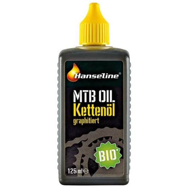 Смазка для цепи Hanseline BIO-MTB-Oil, 125мл (графитная)