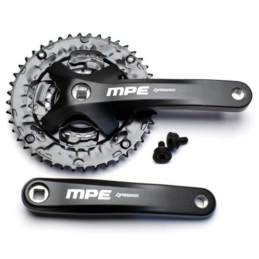 Шатуны SQ PROWHEEL MPE - 401 44/32/22T под квадрат 175мм чёрные