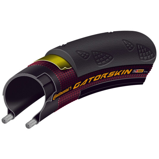 Покрышка Continental Gatorskin 28" | 700 x 23C черная, не складная, skin