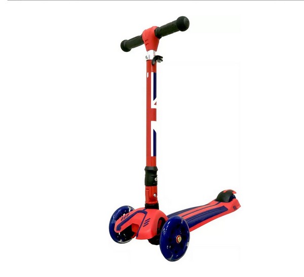 Самокат дет. Kiddimoto UNION JACK Zoom 2, складной