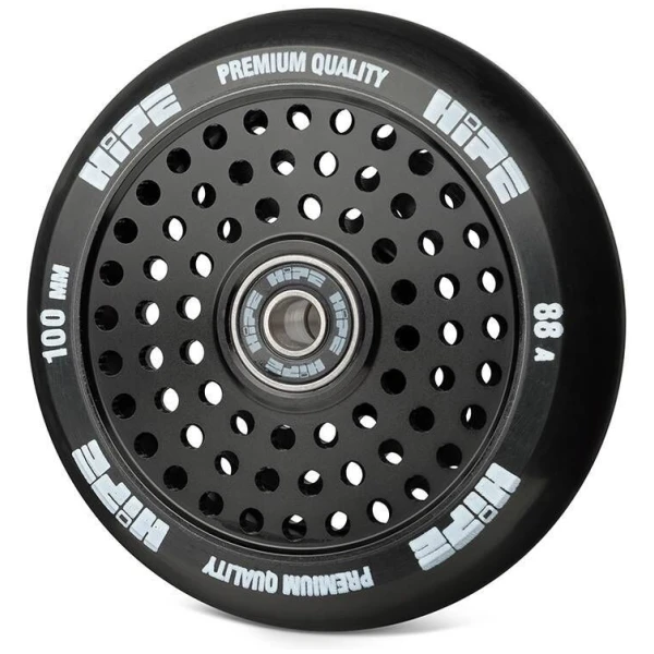 Колесо для трюкового самоката Hipe H20 Hollow 100мм, black / black