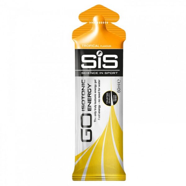 Гель ізотонічний вуглеводний SIS Go Isotonic Gel, Тропічні фрукти, 60мл