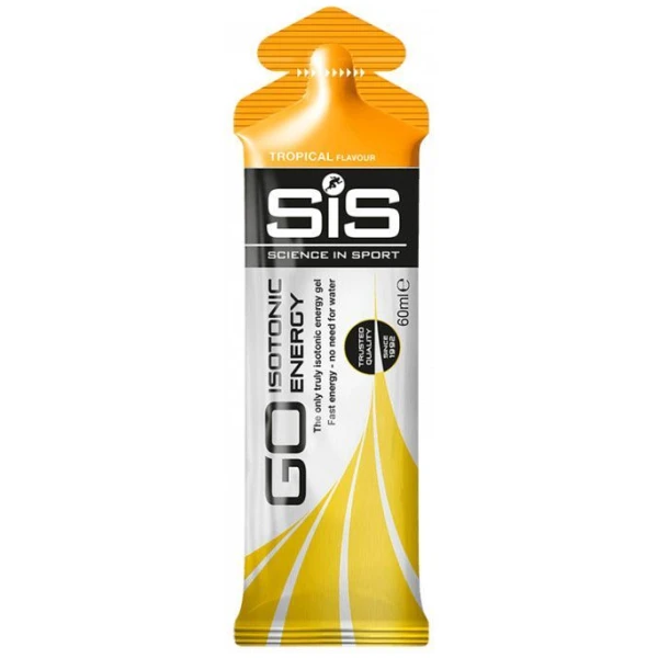 Гель ізотонічний вуглеводний SIS Go Isotonic Gel, Тропічні фрукти, 60мл