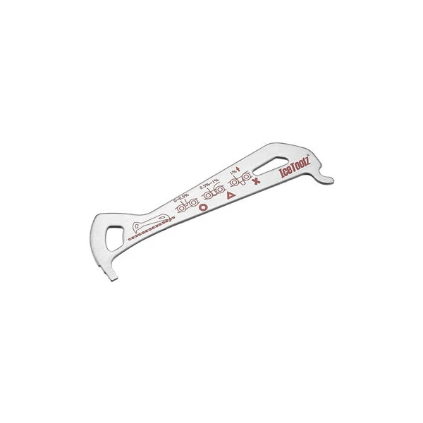 Ключ Ice Toolz 62C4 измеритель износа цепи, нержавеющая сталь