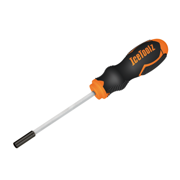 Ключ Ice Toolz 12A3 д/спиць (шестигранний) 5mm + DIN3.16" з пласт. руків&apos;ям
