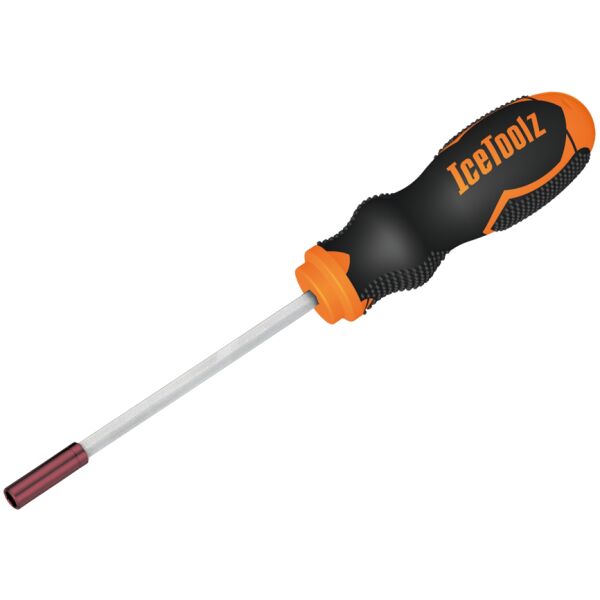 Ключ Ice Toolz 12C3 д/спиц (шестигранный) 5mm+DIN5.5mm с пласт. рукояткой