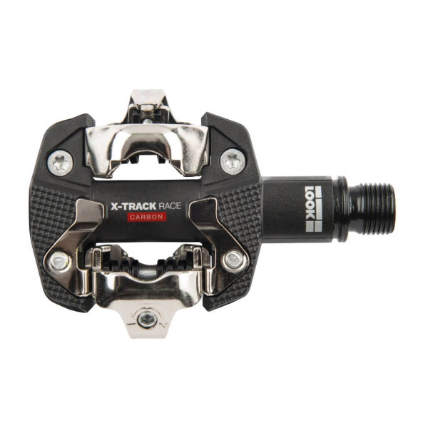 Педаль Look X-TRACK RACE CARBON, карбон, ось chromoly 9/16", черная