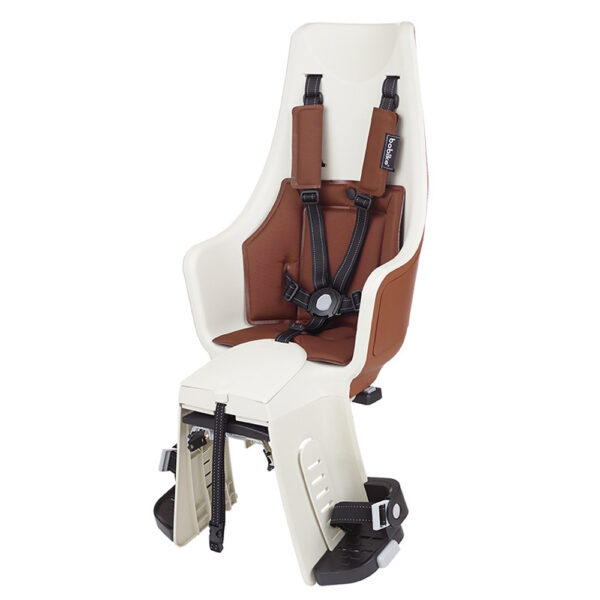 Детское велокресло на багажник Bobike Exclusive maxi Plus Carrier LED / Cinnamon brown