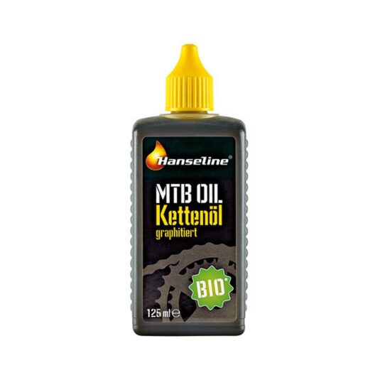 Мастило для ланцюга Hanseline BIO-MTB-Oil, 125мл (графітне)