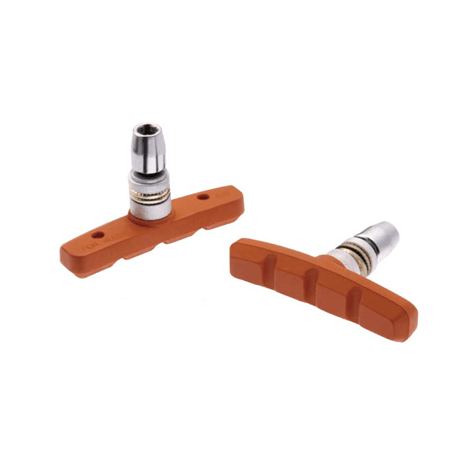 Колодки гальм. VENZOCOLOUR Orange (пара) V-Brake
