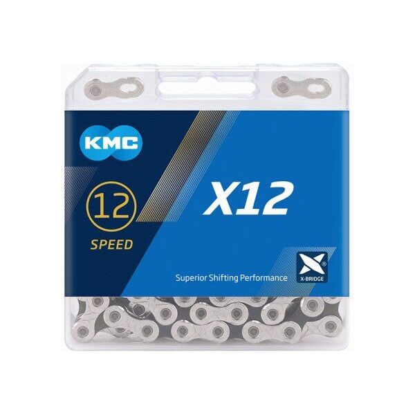 Ланцюг із замком на велосипед KMC X12, 126 ланок, 12 зірок