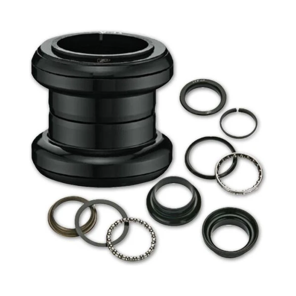 Рулевая колонка 1-1/8" VP VP-A71 подшипники сепараторные, стальная, черная