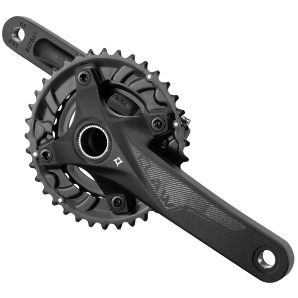 Шатуны на 2 звезды PROWHEEL CLAW-501-TT (11S) 175mm, 36/26T black