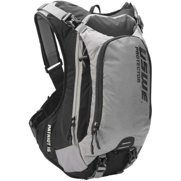 Рюкзак USWE PATRIOT Backprotector (захист спини) 15, сіро-чорний