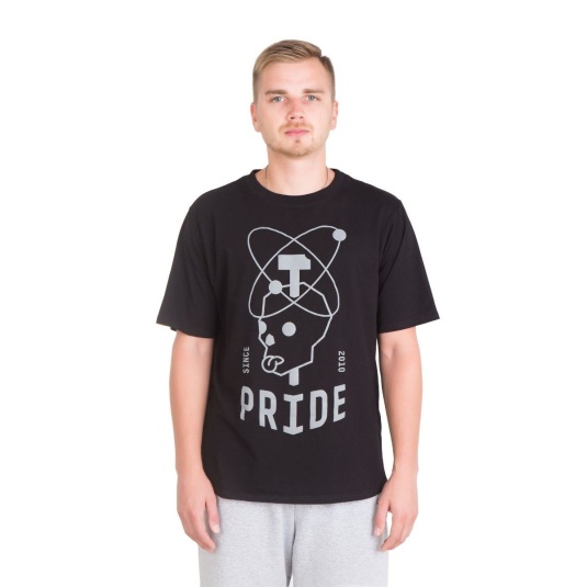 Футболка Pride ЧЕРЕП черная